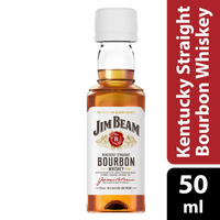 Jim Beam Straight Bourbon White Label 80 10pk - 50 ML