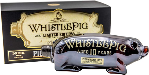 Whistlepig Limited Edition 10 Years Old Piggybank Straight Rye Whiskey 110 Proof - 1 L