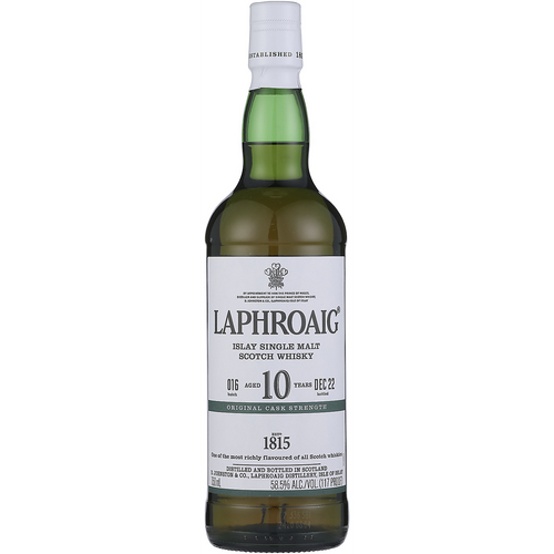 Laphroaig Single Malt Scotch Original Cask Strength Batch 016 10 Yr 117 750Ml