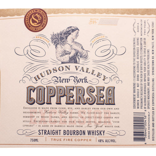 Coppersea Straight Bourbon Excelsior 96 750Ml