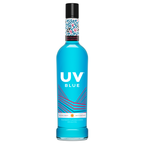 Uv Blue Raspberry Flavored Vodka 60 - 1.75 L