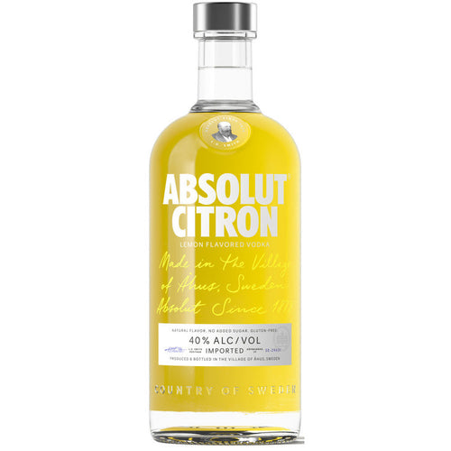 Absolut Lemon Flavored Vodka Citron 80 - 375 ML
