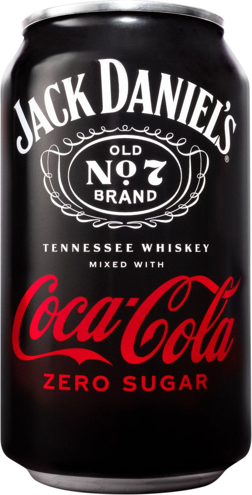 Jack Daniel's & Coca-Cola Zero Sugar 355ml