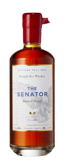 The Senator Straight Rye Whiskey, 'The Senator', Proof And Wood
