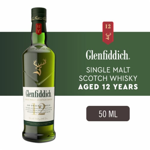 Glenfiddich 12 Year Old Single Malt Scotch Whisky 12pk - 50 ML