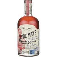 Clyde May'S Straight Bourbon 92 W/ Flask 750Ml
