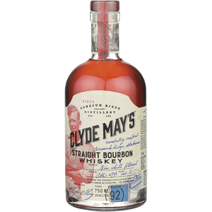 Clyde May'S Straight Bourbon 92 W/ Flask 750Ml