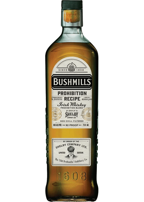 Bushmills Limited Edition Peaky Blinders Prohibition Recipe Irish Whiskey