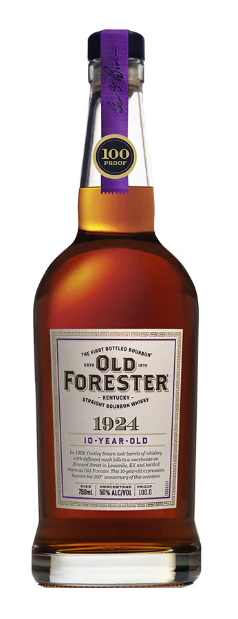 Old Forester Whiskey Row Series 10 Years Old 1924 Kentucky Straight Bourbon Whisky 100 Proof - 750 ML