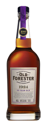 Old Forester Whiskey Row Series 10 Years Old 1924 Kentucky Straight Bourbon Whisky 100 Proof - 750 ML