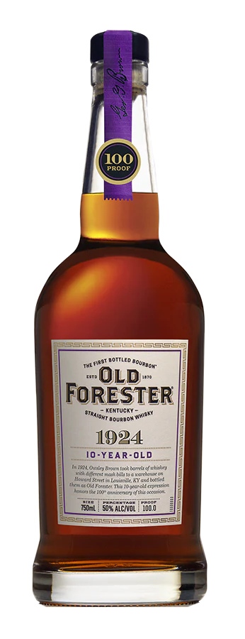 Old Forester Whiskey Row Series 10 Years Old 1924 Kentucky Straight Bourbon Whisky 100 Proof