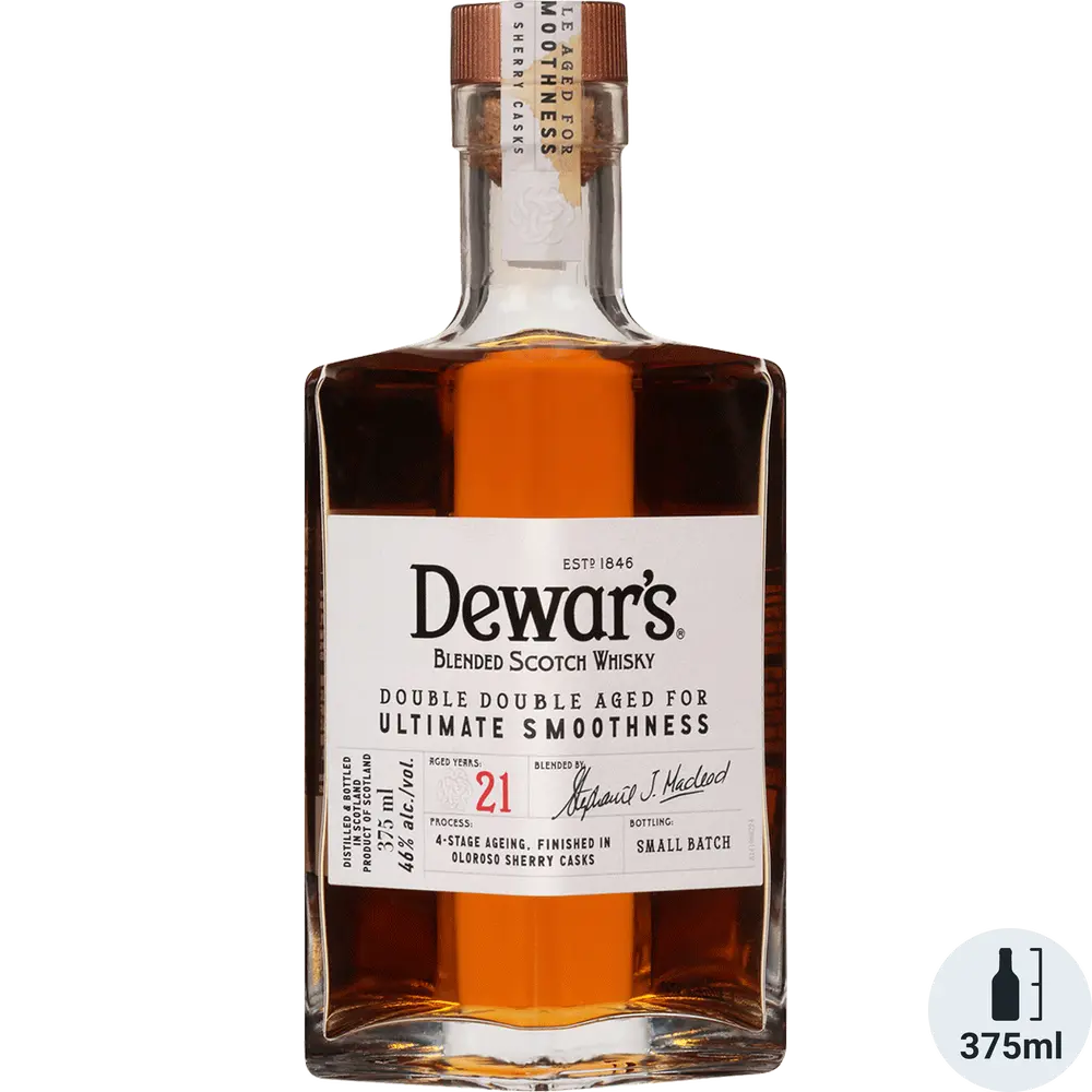 Dewar's Double Double 21 Year  Blended Scotch Whisky 375ml