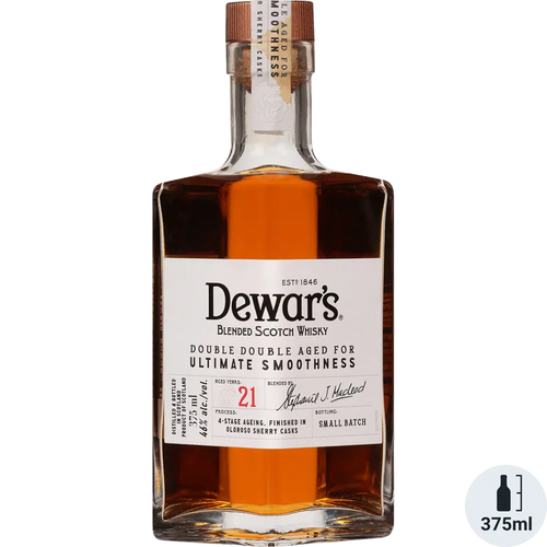 Dewar's Double Double 21 Year  Blended Scotch Whisky 375ml