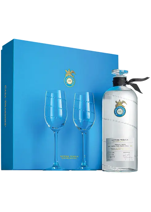 Casa Dragones Tequila Joven 80 W/ 2 Glasses 750Ml