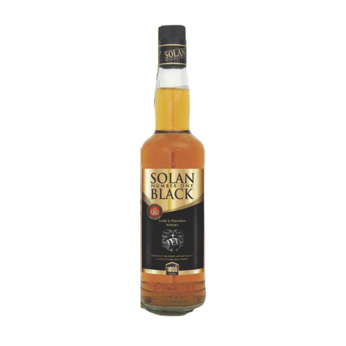 Solan Number One Black Rare and Premium Whisky - 750 ML