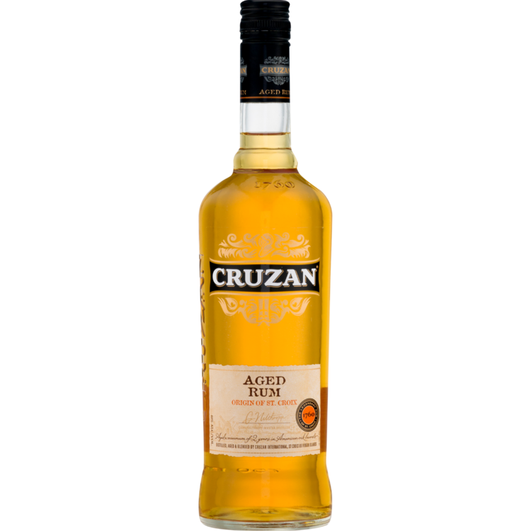 Cruzan Dark Rum Aged 2 Yr 80 - 750 ML
