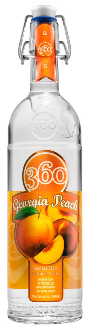 360 Georgia Peach Vodka - 750 ML