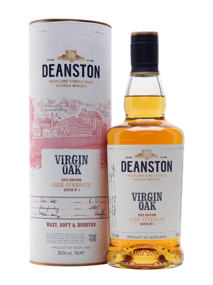Deanston Single Malt Scotch Cask Strength 2023 Edition Virgin Oak Batch No 1 117 700Ml