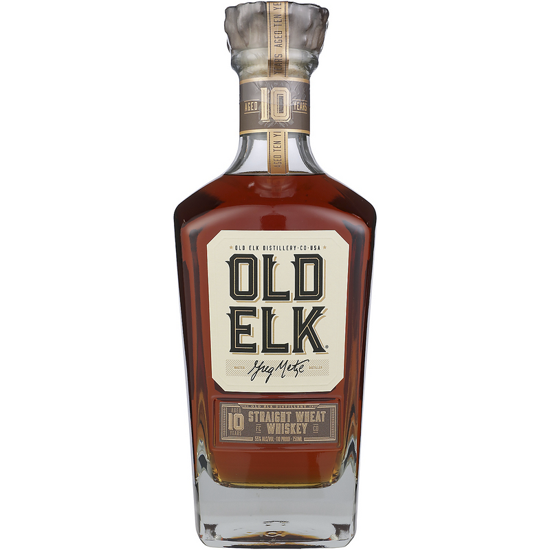 Old Elk Straight Wheat Whiskey 10 Yr 110 750Ml