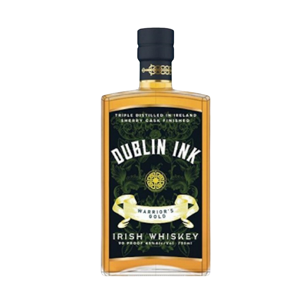 Dublin Ink Irish Whiskey Warrior'S Gold Sherry Cask Finished 90 750Ml