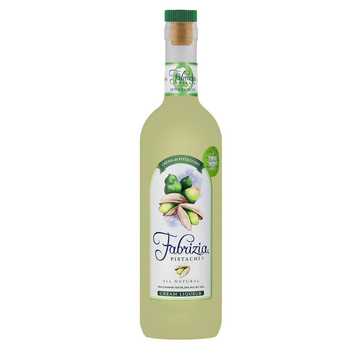 Fabrizia Pistachio Cream Liqueur 32 - 750 ML