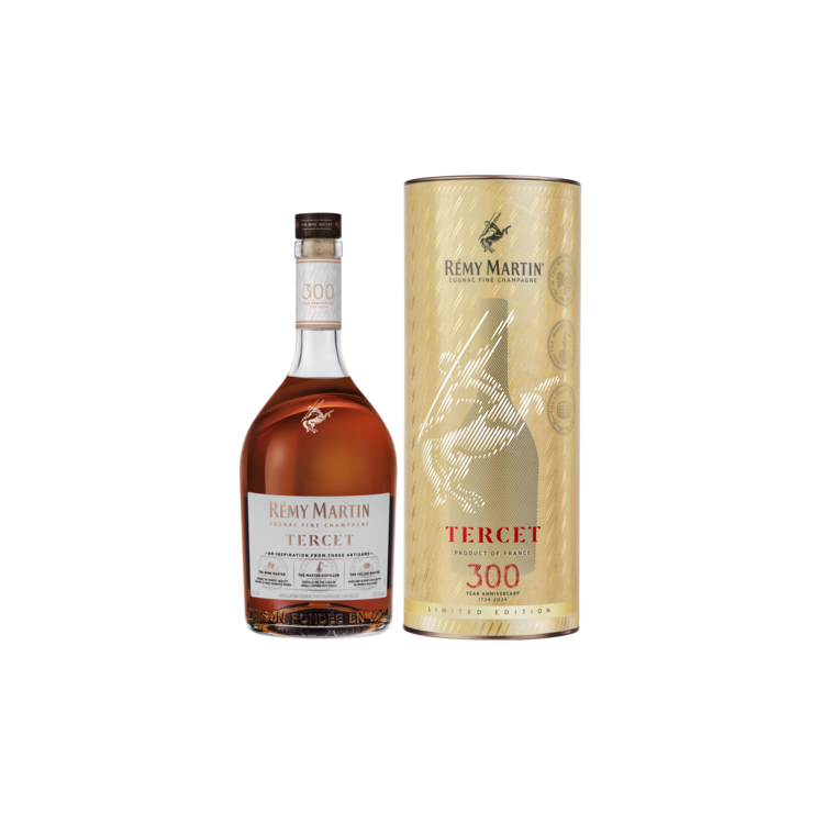 Remy Martin Fine Champagne Cognac Tercet 84 W/ 300 Year Anniversary Gift Canister 750Ml