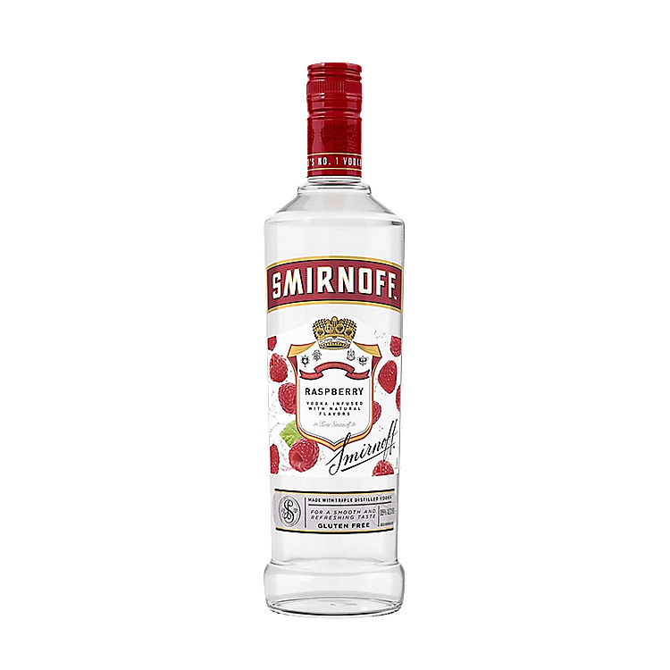 Smirnoff Vodka Raspberry Flavored 60 - 750 ML