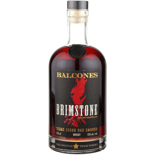 Balcones Corn Whisky Brimstone Texas Scrub Oak Smoked 106 750Ml