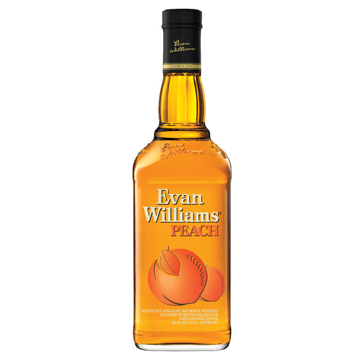 Evan Williams Peach Whiskey Liqueur 65 1.75L