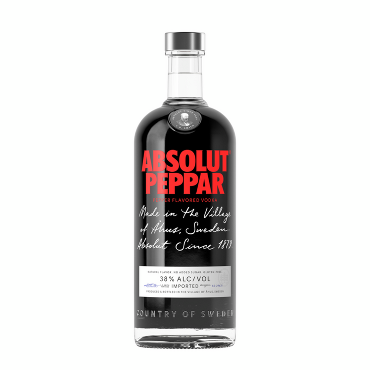 Absolut Chili Pepper Flavored Vodka Peppar 76 - 750 ML