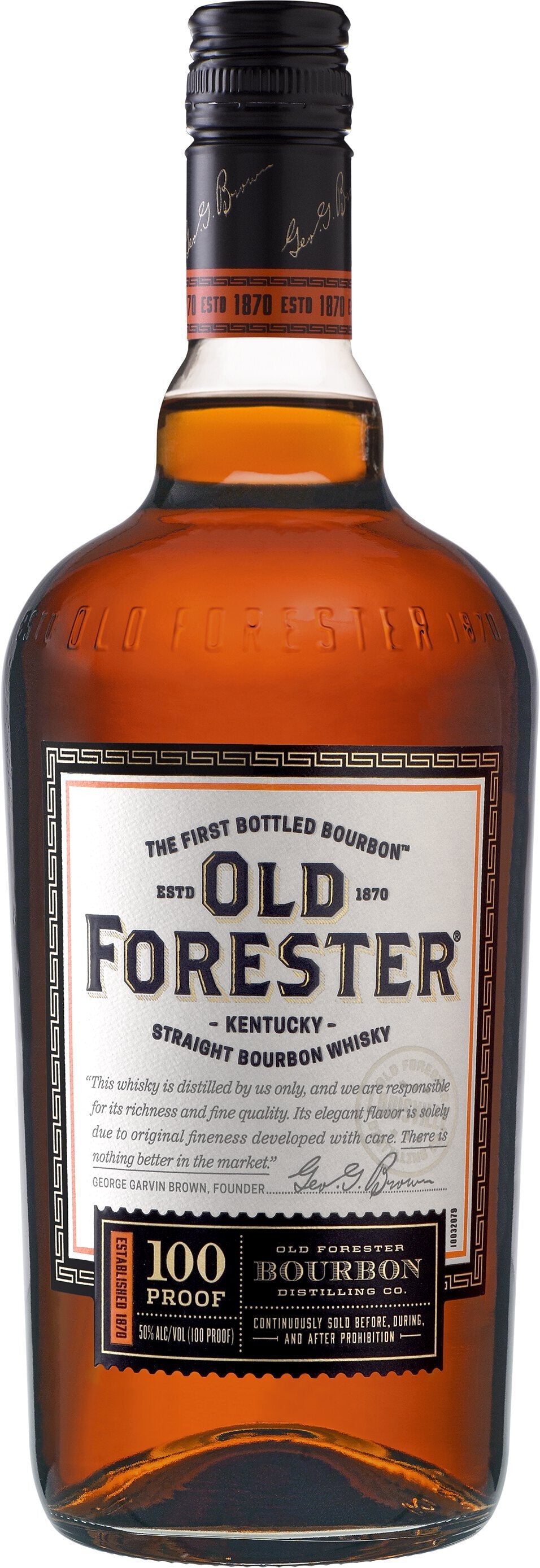 Old Forester Signature Kentucky Straight Bourbon Whisky 100 Proof