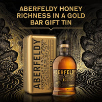 Aberfeldy Single Malt Scotch 12 Yr 80 W/ Gift Tin Box 750Ml