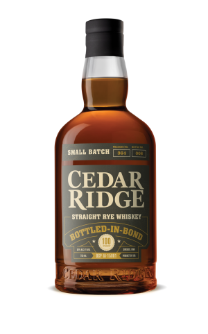 Cedar Ridge Bttled In Bond Rye